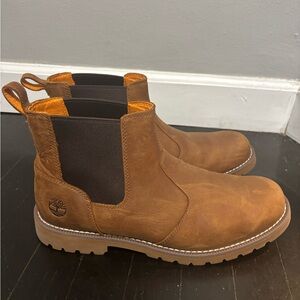 Timberland Men's Chelsea Leather Boots Size 11 Like New